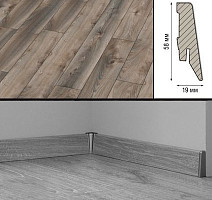 Плинтус Плинтус МДФ Kronotex ламинированный D4792 Плинтус ламинированный МДФ Kronotex Дуб серый Макро фото 1 | FLOORDEALER